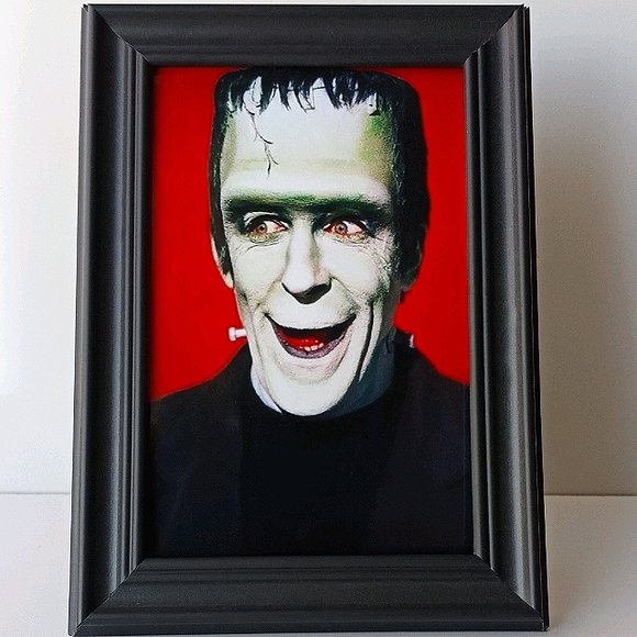 Herman Munster The Munsters Vintage Retro Horror 50s 60s Tv Cult Classic Art Dec - Picture 6 of 7